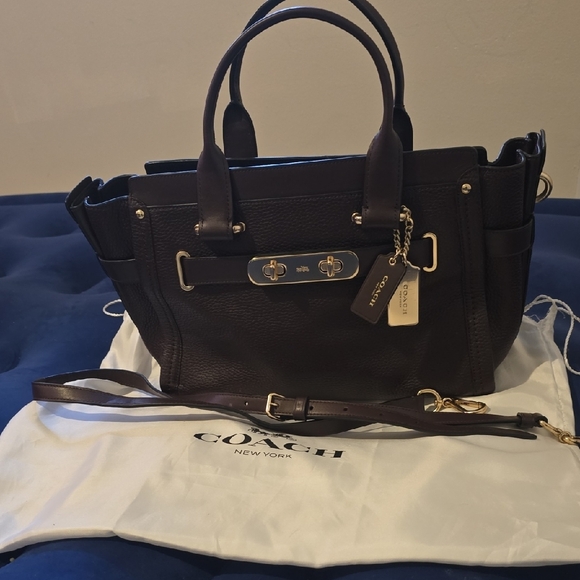 Coach Black Leather Women´s Bag